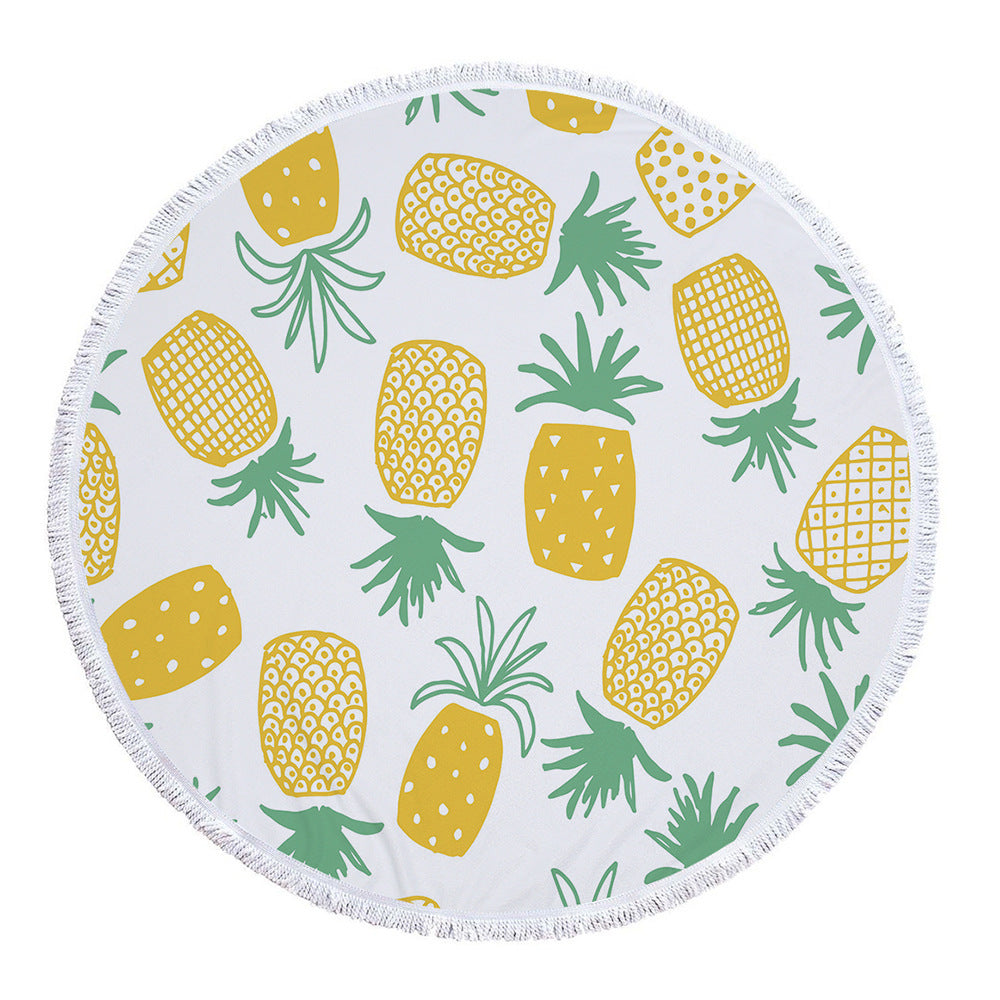 Round beach towel