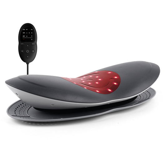 Waist Massager Lumbar Traction Inflatable Hot Compress Back  Stretcher Massage Air Pressure Reduce Relief Pain