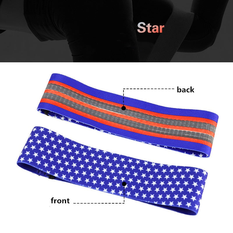 Anti-slip yoga camouflage color resistance band