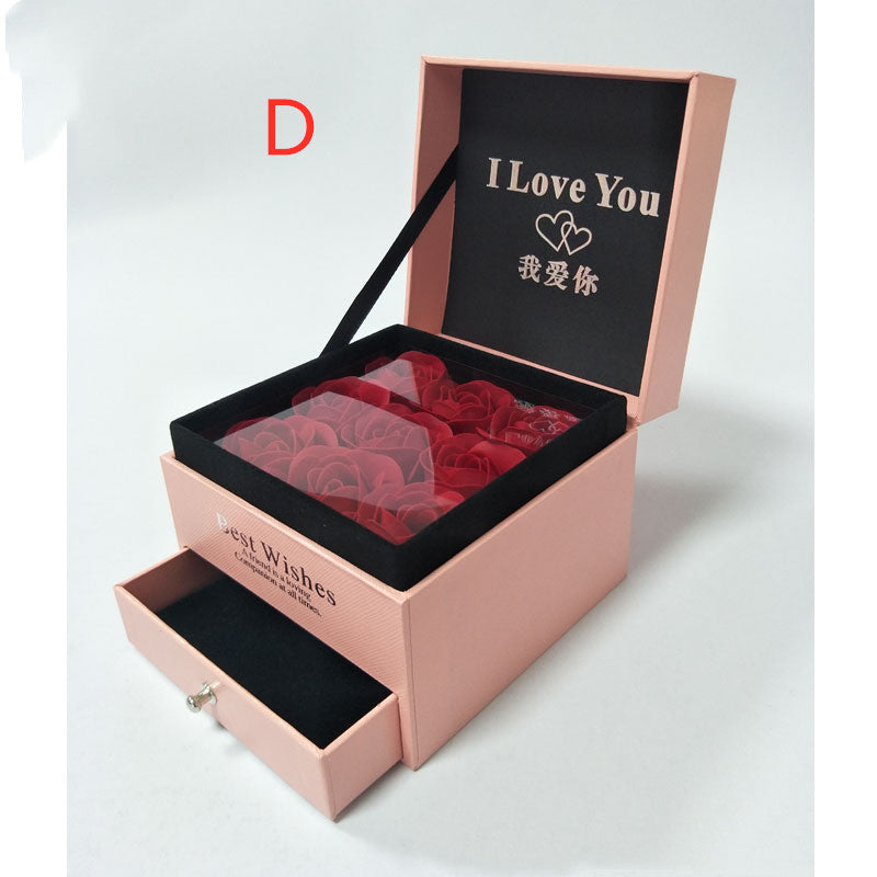 Rosa Rose Box Armband Verpackung Box Kosmetische Lippenstift Box