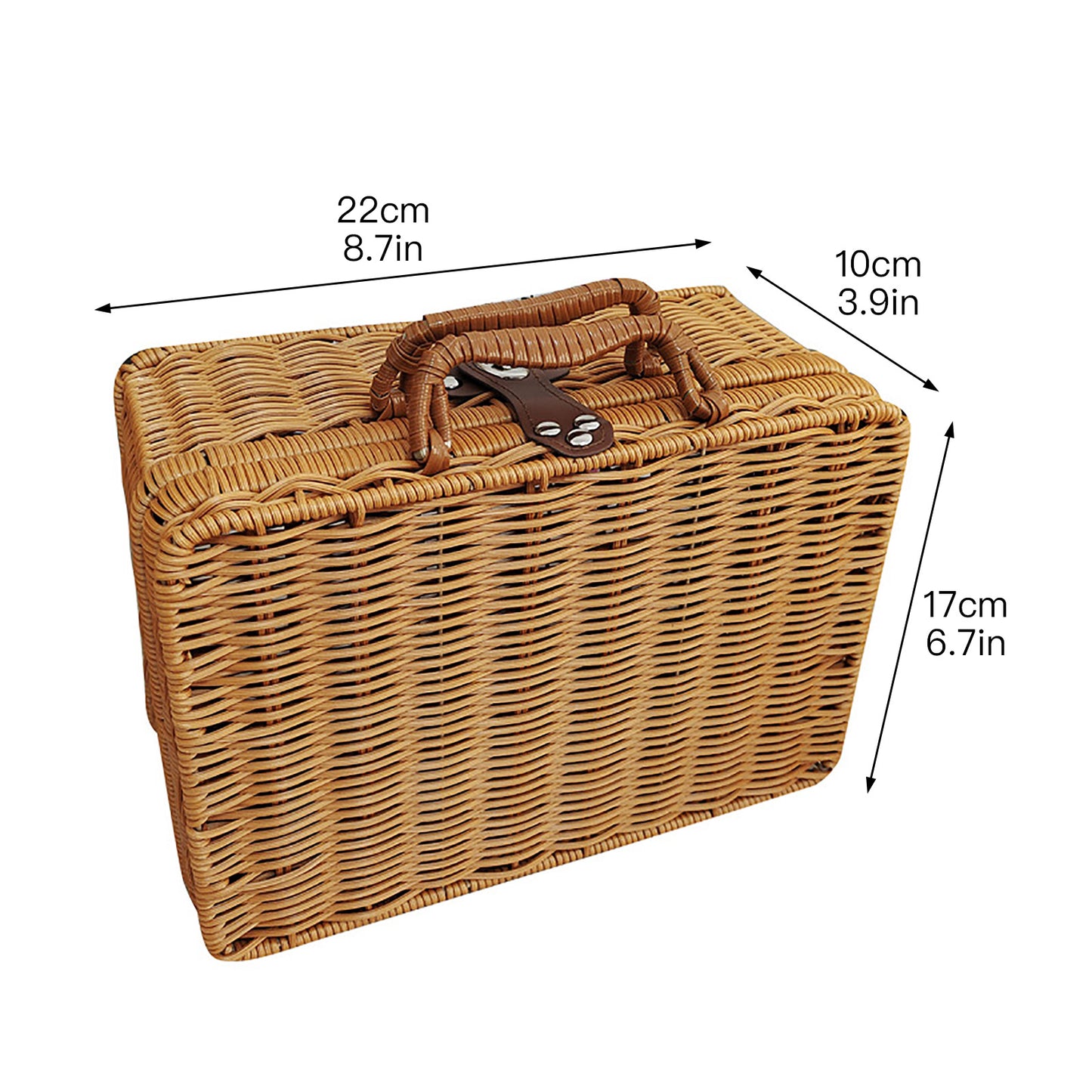 Kosmetik Aufbewahrungsbox, Rattan Box