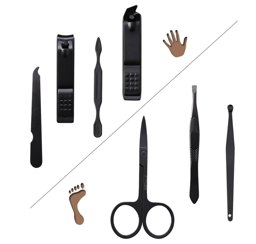 7 Nagelknipser Nagel Maniküre Set Messer Augenbrauen Set Funktion Maniküre Maniküre Kit