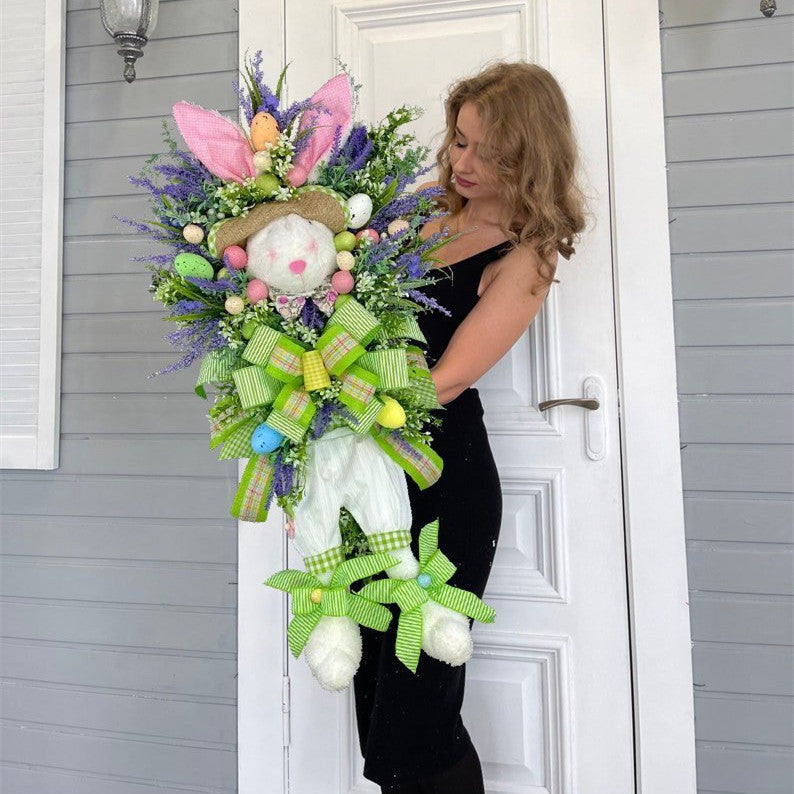 Easter Wreath Door Hanging Decorations