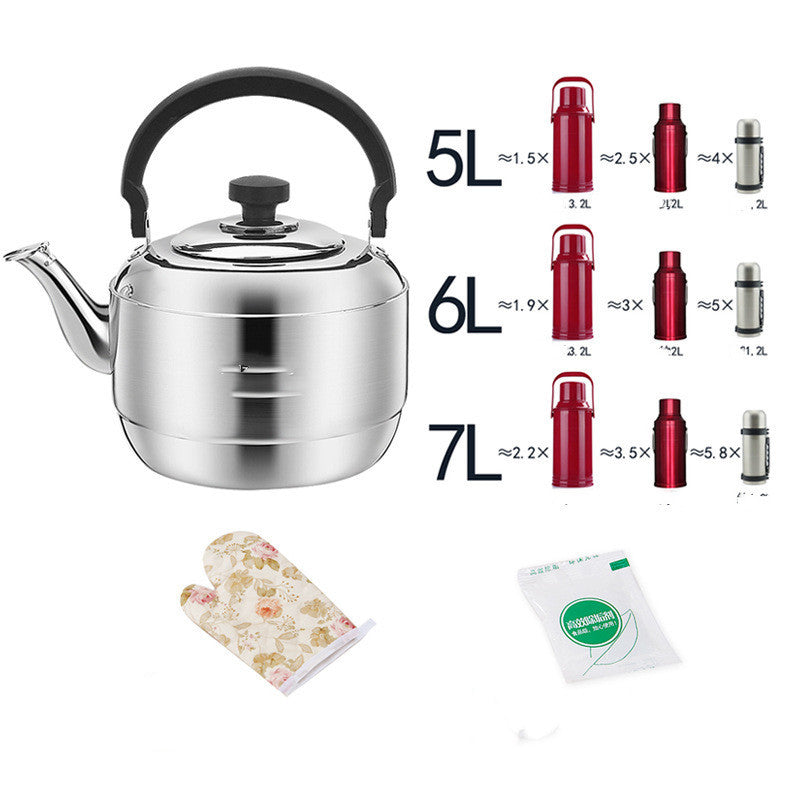 Stainless Steel Thickened Kettle Gas Induction Cooker