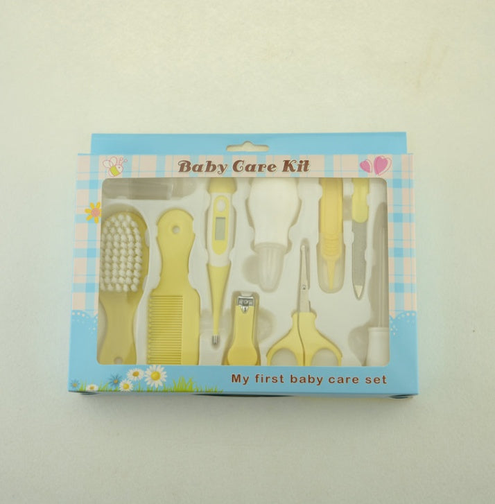 Thermometer für Mutter und Kind, Fütterung, Nasenpflege, 10-teiliges Set, Maniküre- und Nagelknipser-Set für Babys