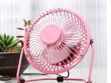 Four Inch Mini USB Iron Aluminum Leaf Office Computer Coolingquiet Fan