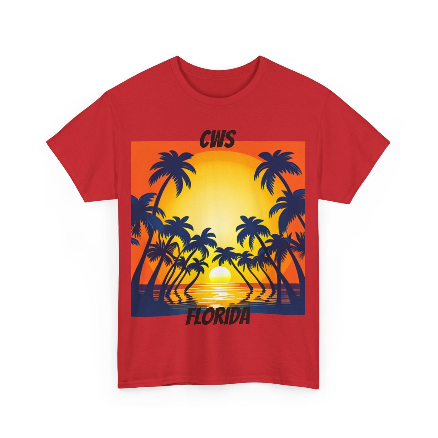 CWS Florida Unisex-T-Shirt aus schwerer Baumwolle von Cozy Winter Store (Versand nur innerhalb der USA)