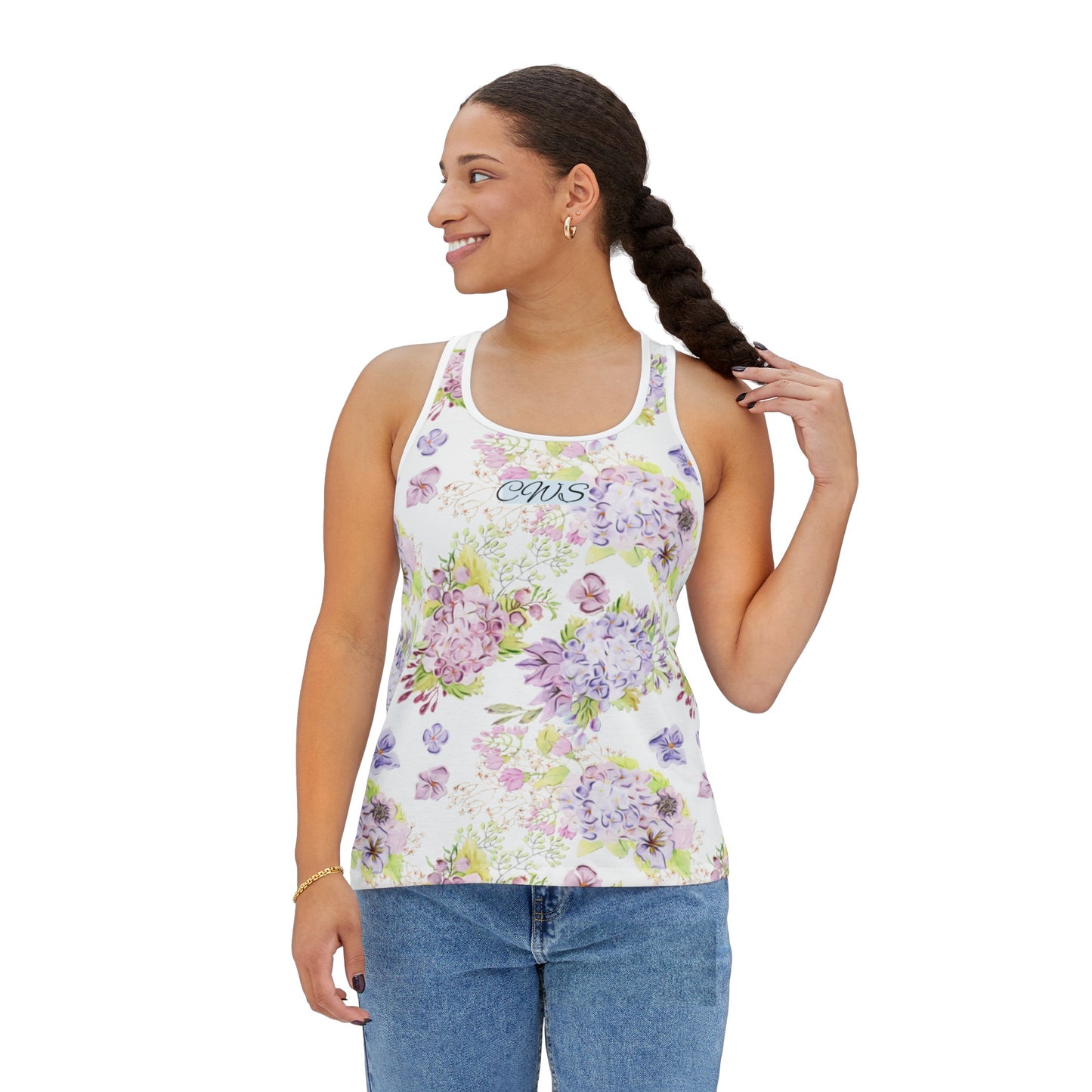 CWS Flora Women's Tank Top By Cozy Winter Store (ships within USA only)