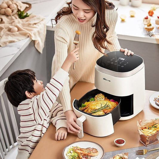 5L Microcomputer Touch Control Micro Steam Fries Electric Fryer