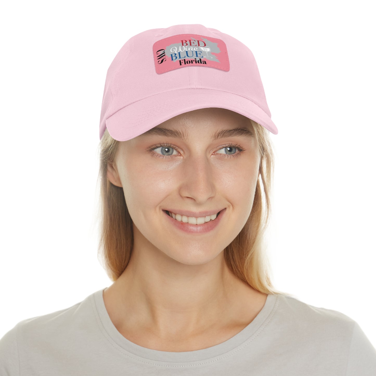 CWS Florida Dad Hat with Leather Patch By Cozy Winter Store (ships within USA only)