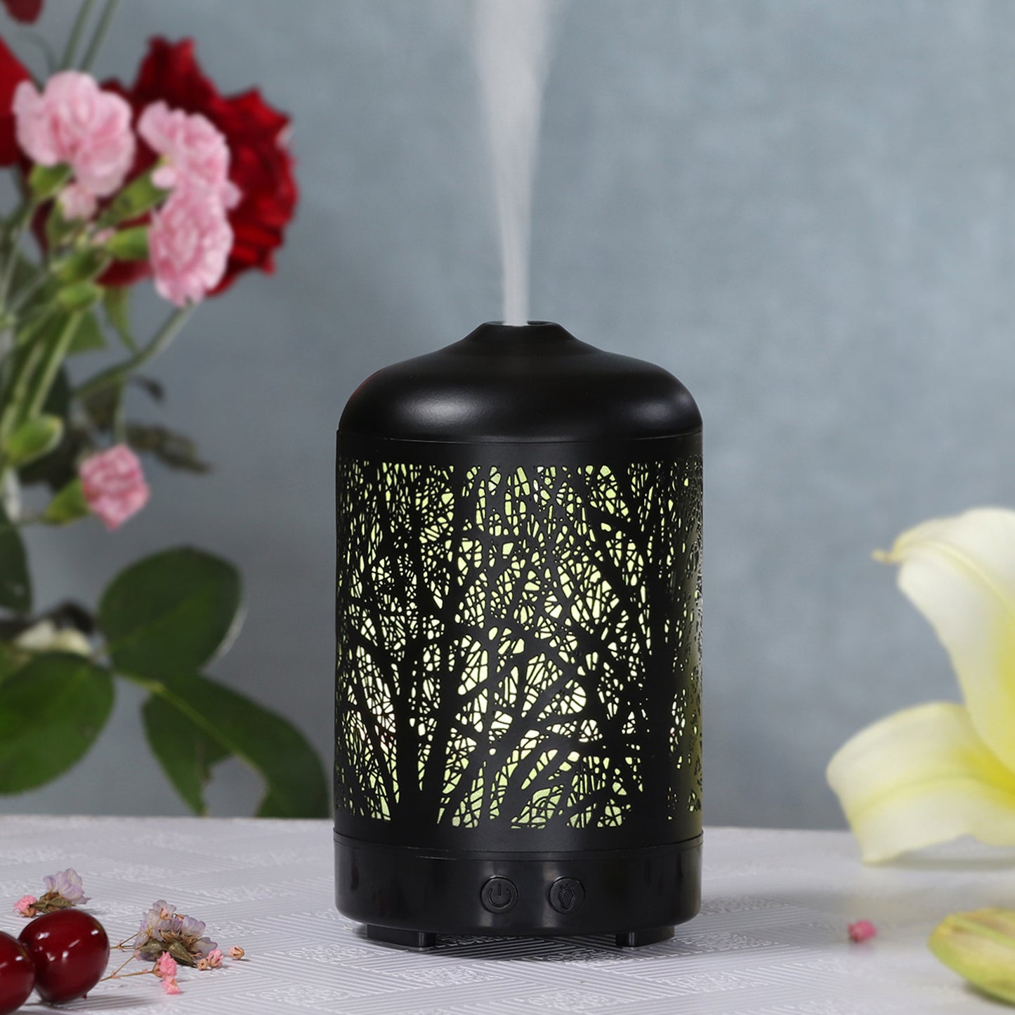 Creative Branch Schmiedeeisen Aroma Diffusor Spray Luftbefeuchter Plug-In Mini Home Schlafzimmer Büro Desktop Befeuchtung