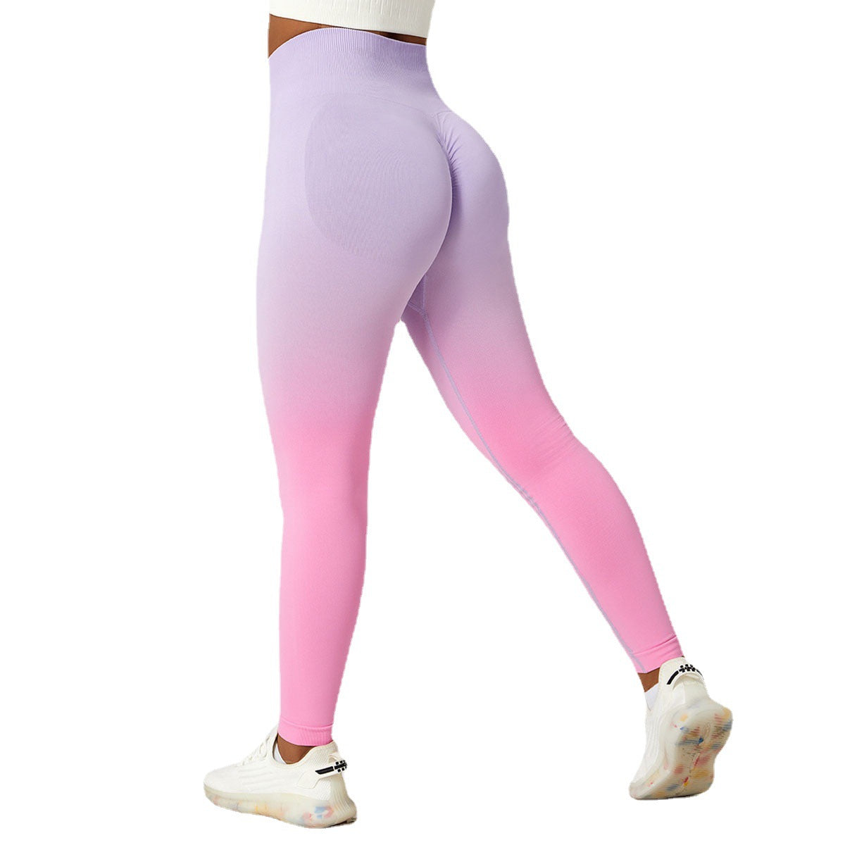 Gradient High Waist Fitness Tight Outdoor Pants: Stay Stylish and Supported During Workouts