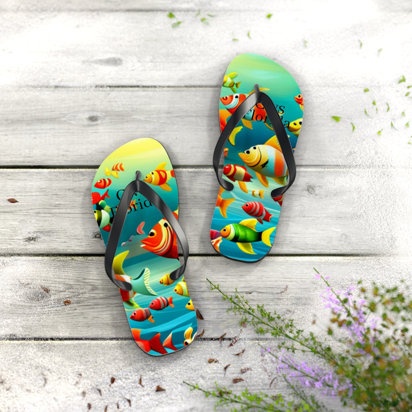 CWS Florida Flip Flops By Cozy Winter Store (ships within USA only)