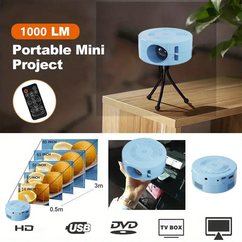 Portable Mobile Phone Wired Same Screen Projector