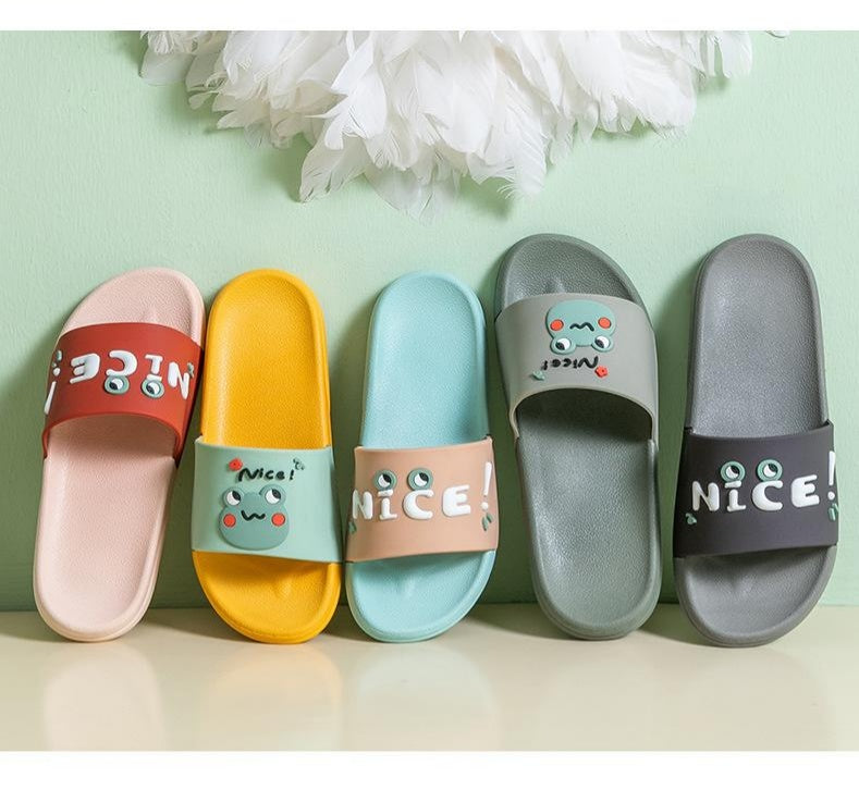 Female Summer Cartoon Bathroom House Slippers