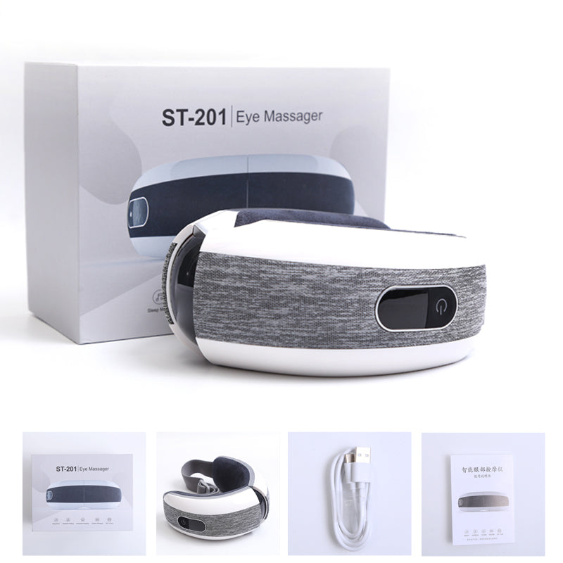 Charging Bluetooth Music Massager Hot Pack Eye Massager Electric  Anti-wrinkle Fatigue Breathable Cloth Massager Healthy Care