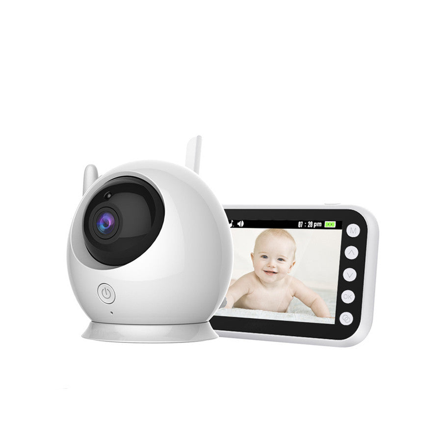 4.3 Inch Digital Wireless Baby Monitor, Music Player, Two-way Intercom