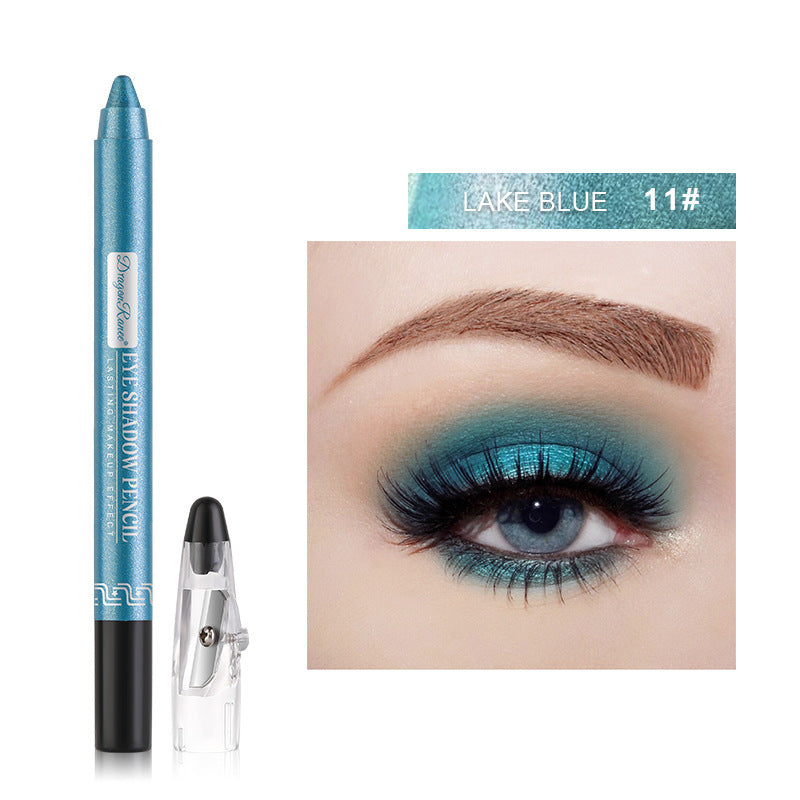 Eyeliner Eye Shadow Stick Shadow Pearlescent Eyeliner With Penknife Bubble Pen