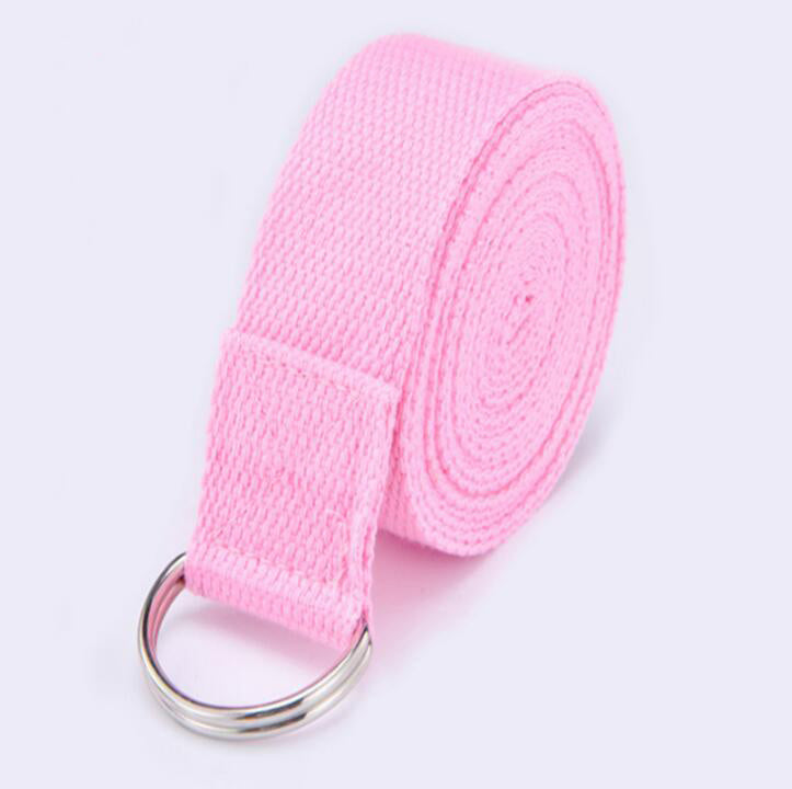 Yoga rope stretch with cotton yoga tension band