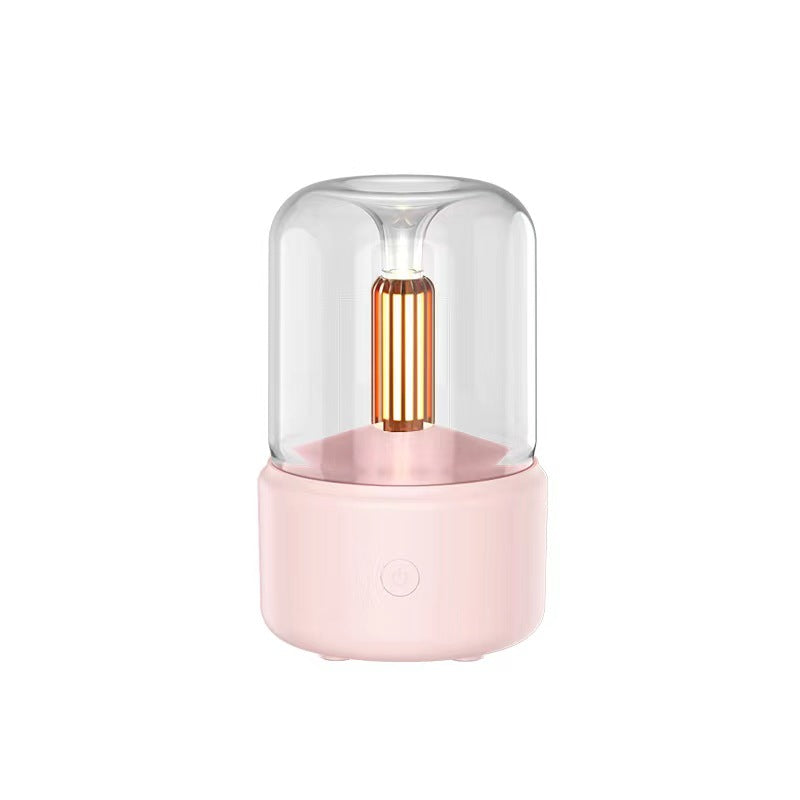 Creative Candle Light Aroma Diffuser USB Candle Light Humidifier