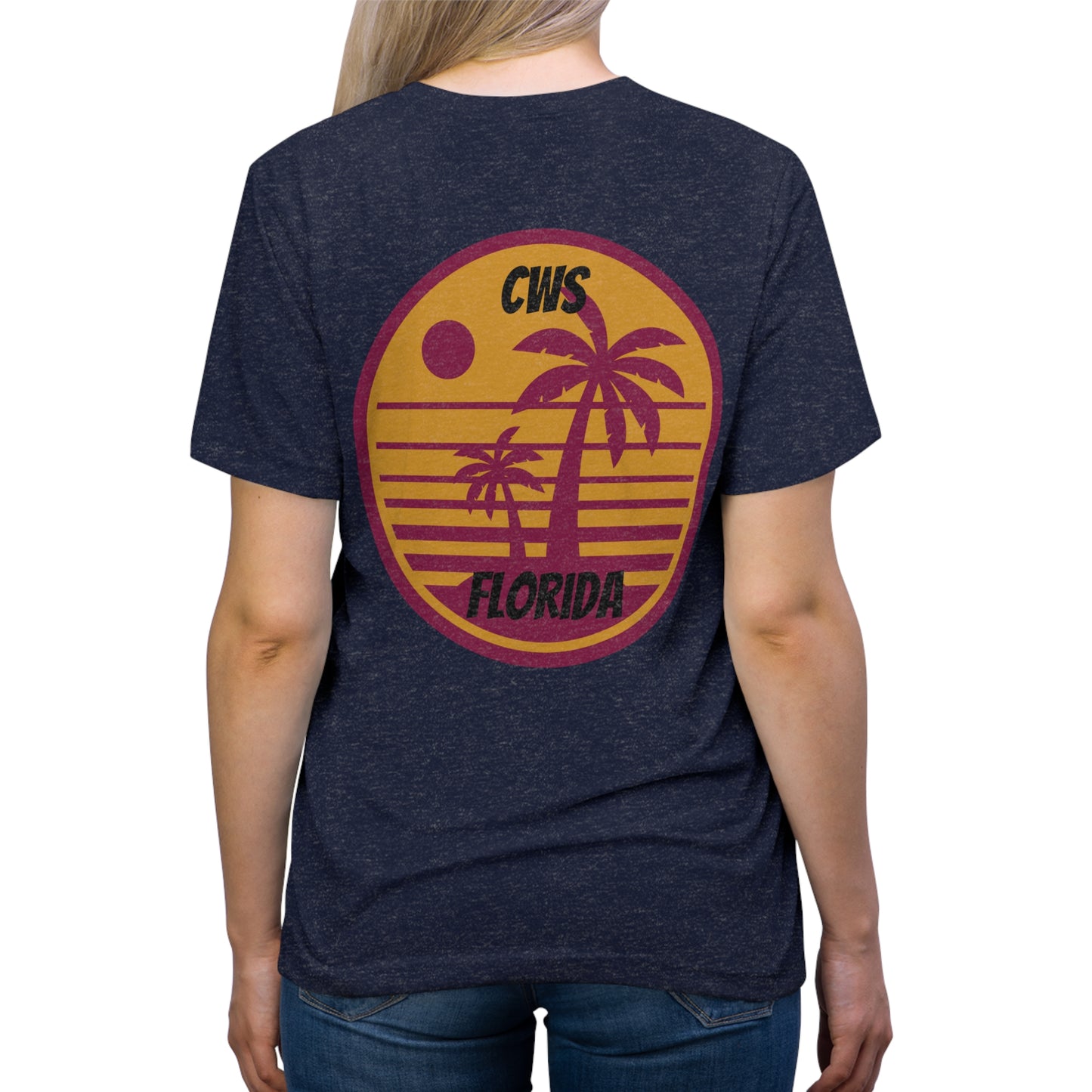 CWS Florida Unisex Triblend Tee By Cozy Winter Store