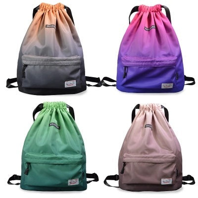 Drawstring bag travel backpack men and women waterproof