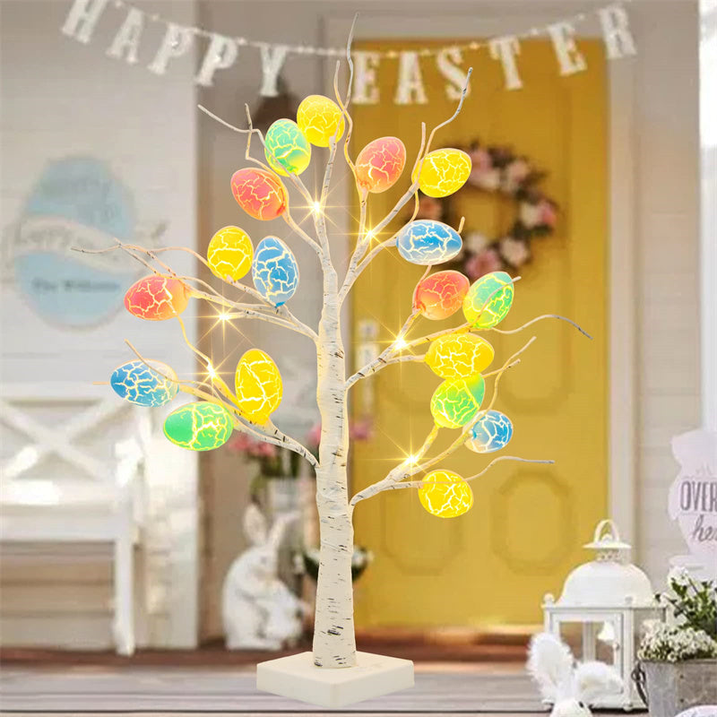 Easter Decoration 60cm Birch Tree  LED Light Ornament