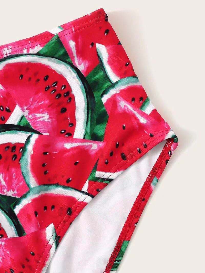 Watermelon print bikini