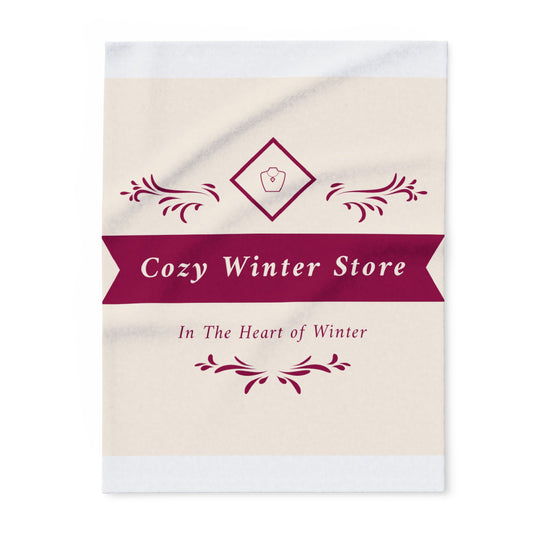 Arctic Fleece Blanket By Cozy Winter Store