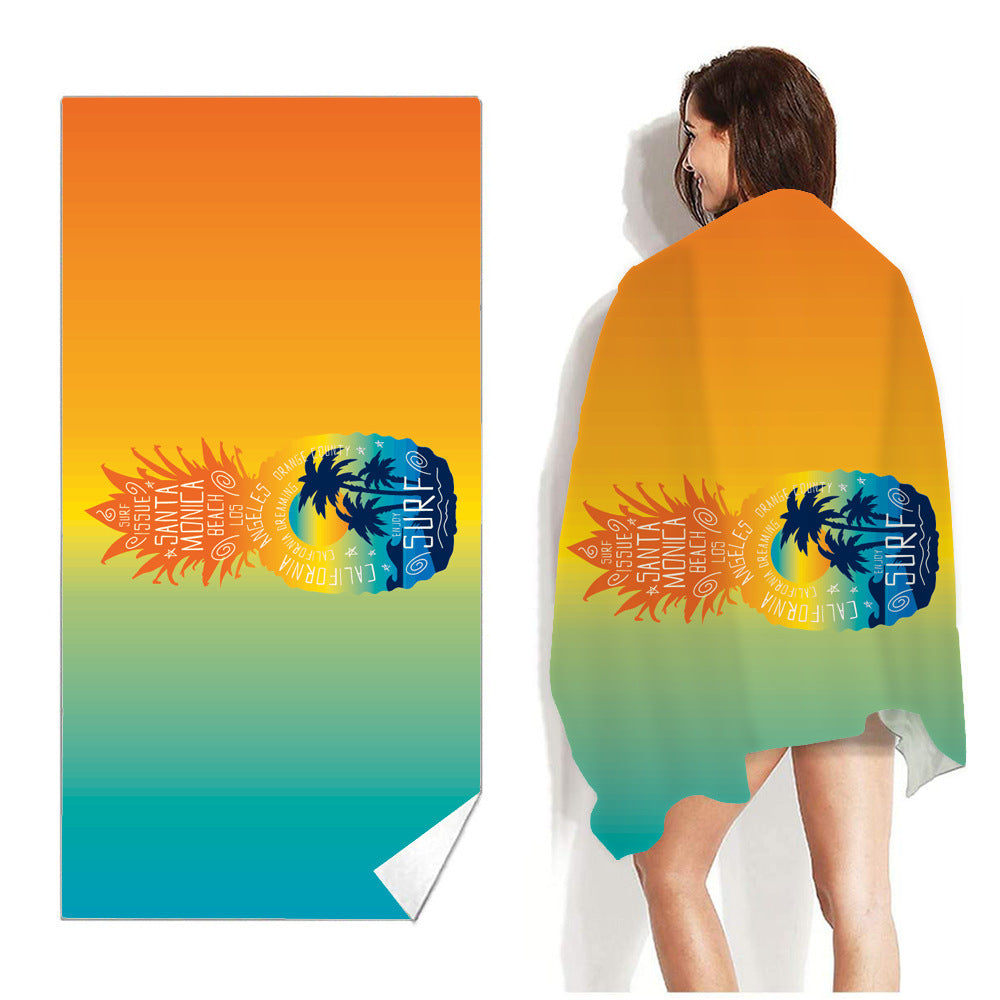 Beach Towel Printed Swimming Sweat Towel