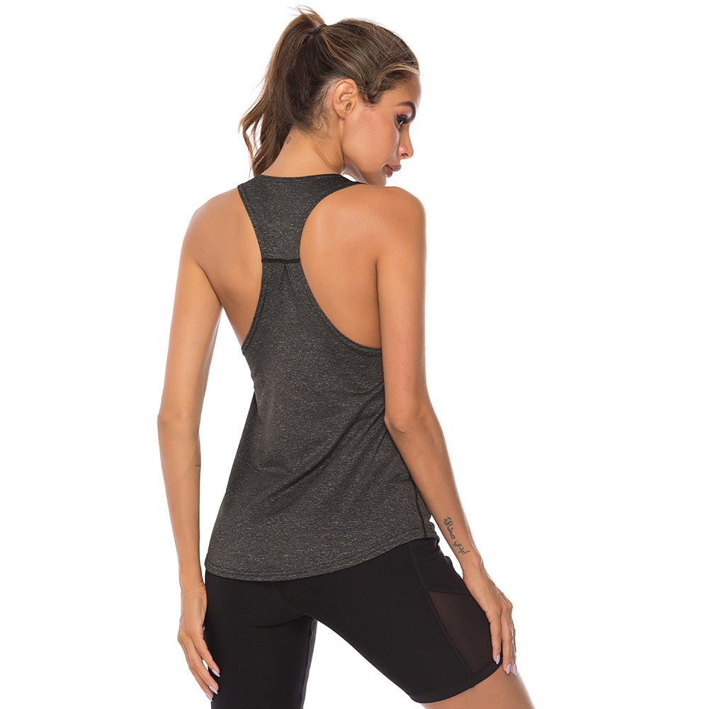 Summer Hot Women Sport Gym Back Race Vest