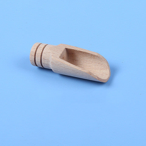 Japanese-inspired Small Wooden Spoon for Tea and Milk Powder - Crafted for Creative Use