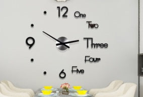 3D Wall Sticker Clock