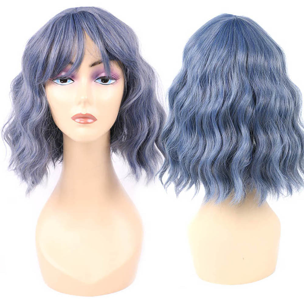 Air bangs chemical fiber wig headgear