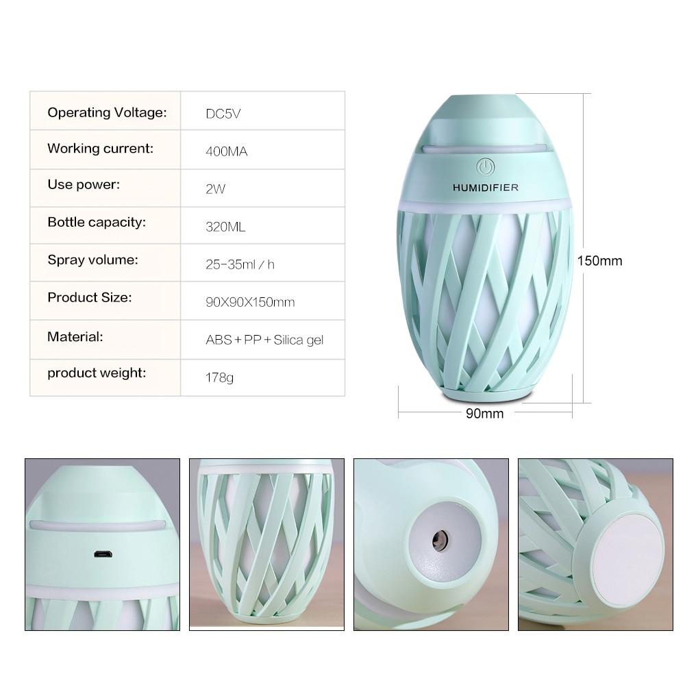 USB Air Humidifier LED Electric Aroma Diffuser