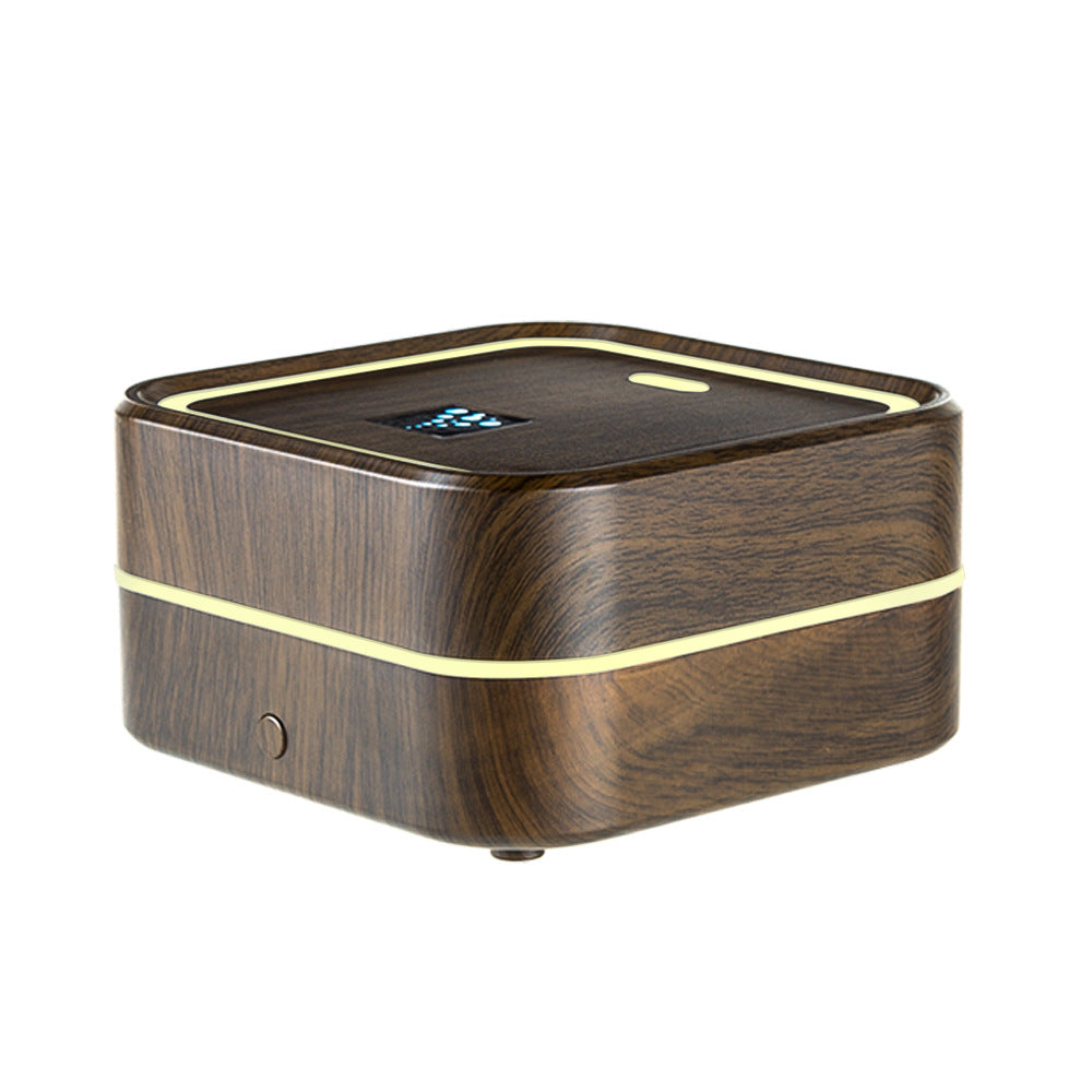 Nowa maszyna do aromaterapii Wood Grain O4 Domowy samochodowy ultradźwiękowy nawilżacz USB Automatyczny dyfuzor natryskowy 