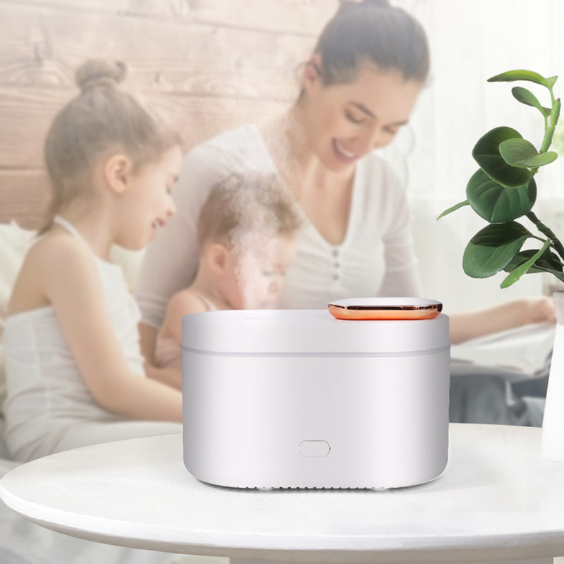 Einfacher und kreativer L16-Aroma-Diffusor für das Home-Office, Ultraschall-Luftbefeuchter, ätherisches Öl, 5 V, geräuschloser automatischer Diffusor 