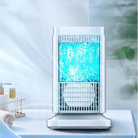 Desktop Air Cooler Portable Cold Night Light