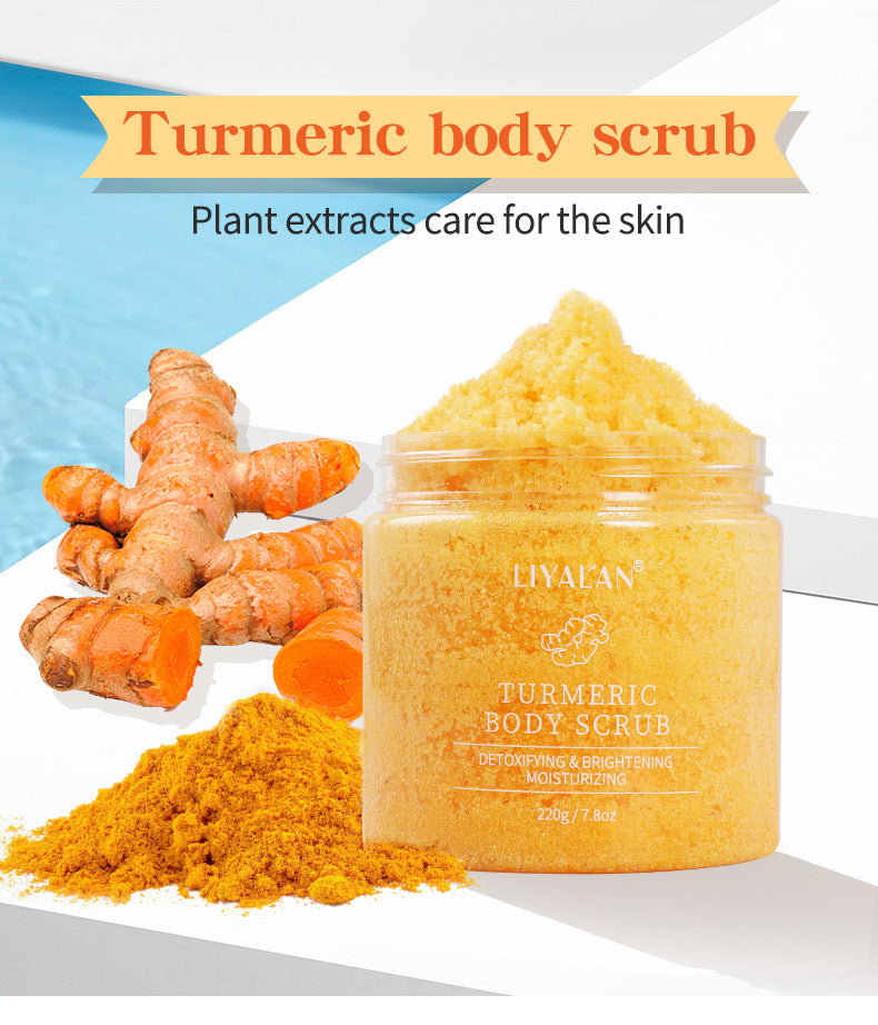 Turmeric Facial Scrub 220g Softening Cutin Reduces Dull And Tender Skin Body Care Facial Scrub