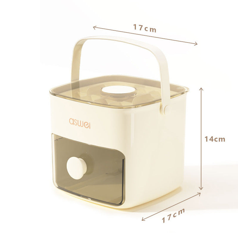 Ice Cube Mold Press With Lid Household