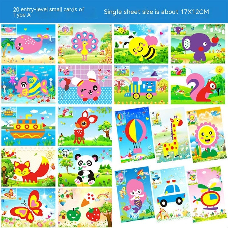 Creative Printed 3D Stickers For Children