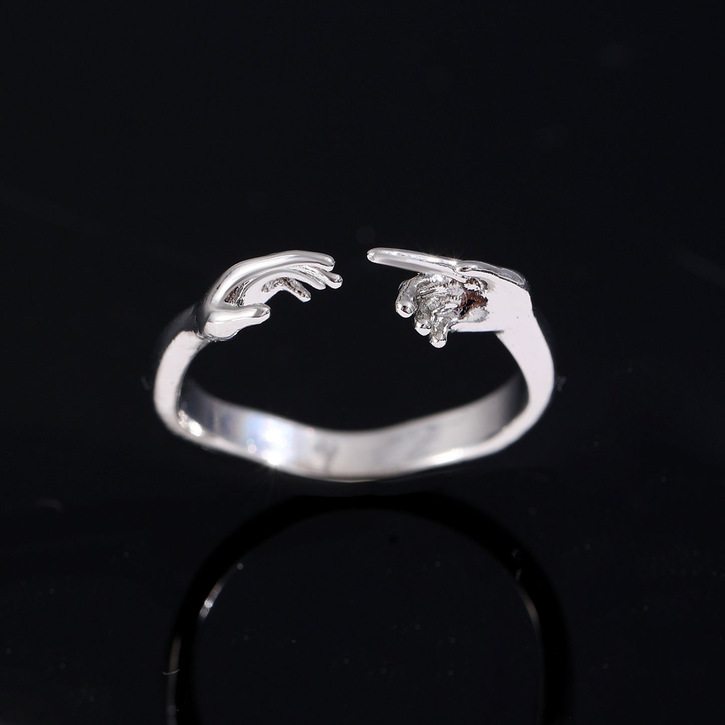 Opening Adjustable Two-hand Rings Fashion Personality Ring For Valentine's Day