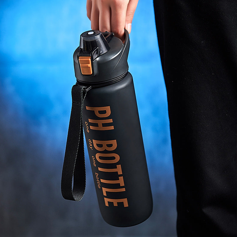 Men's Portable Large Capacity Plastic Water Bottle