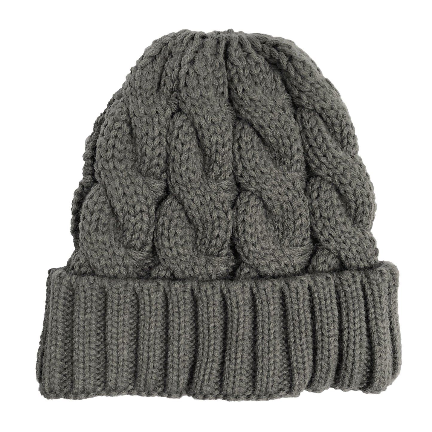 Trendy Curled Monochrome Wool Thermal Hat