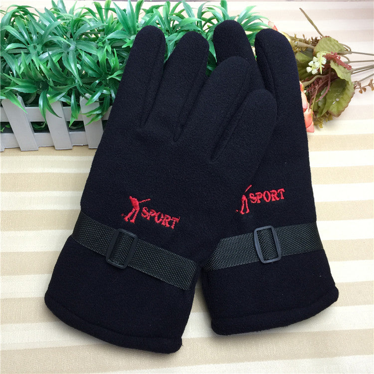 Warm and fleece gloves