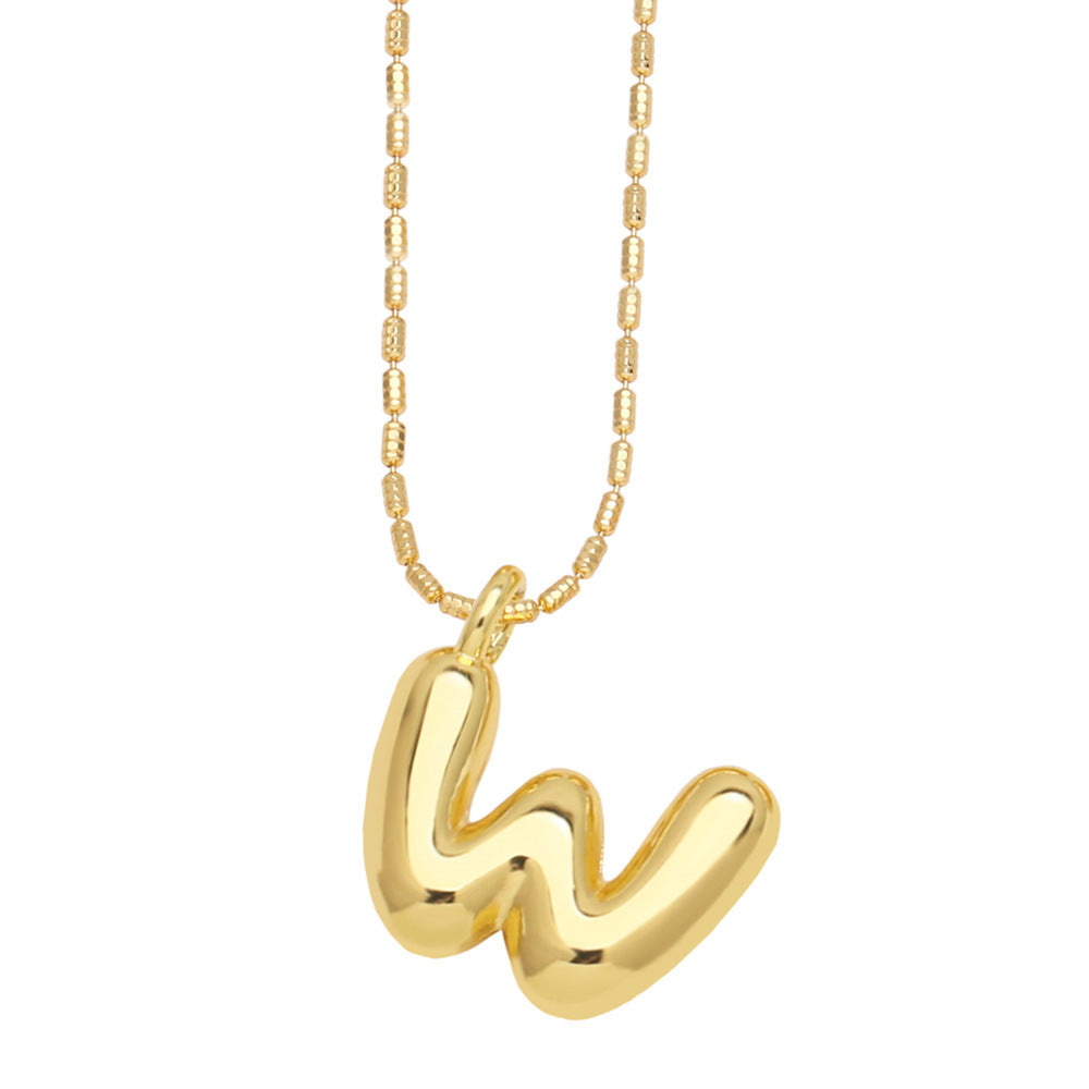 Fashion 26 English Letters Pendant Necklace