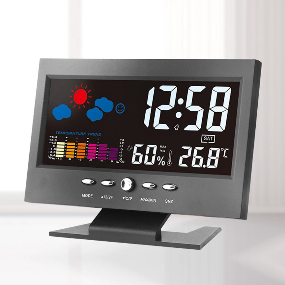 Multi-function large screen perpetual calendar clock