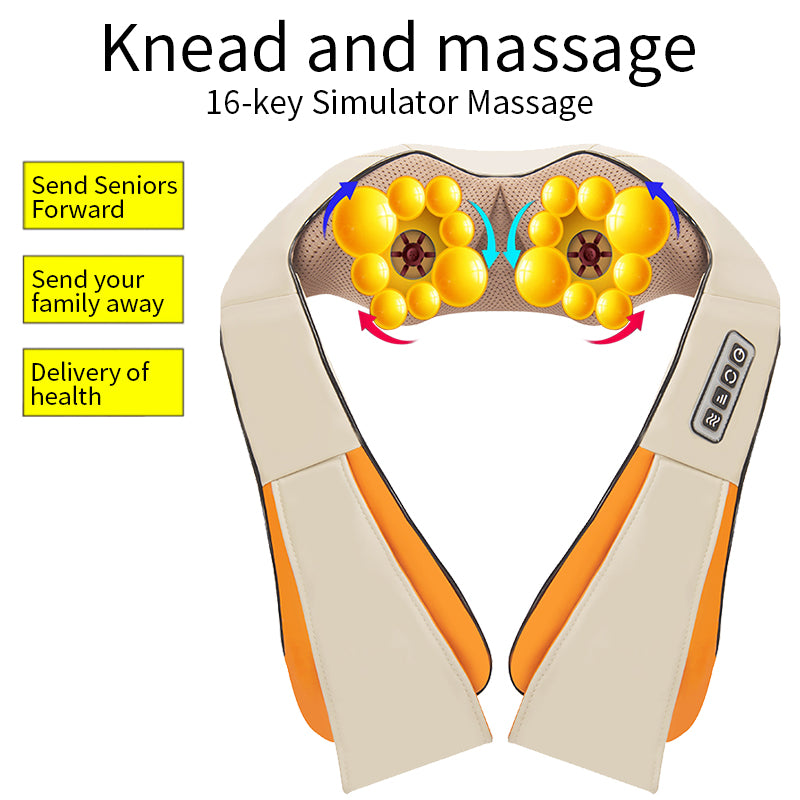 Kneading, SKG, waist and back hot compress spine massager