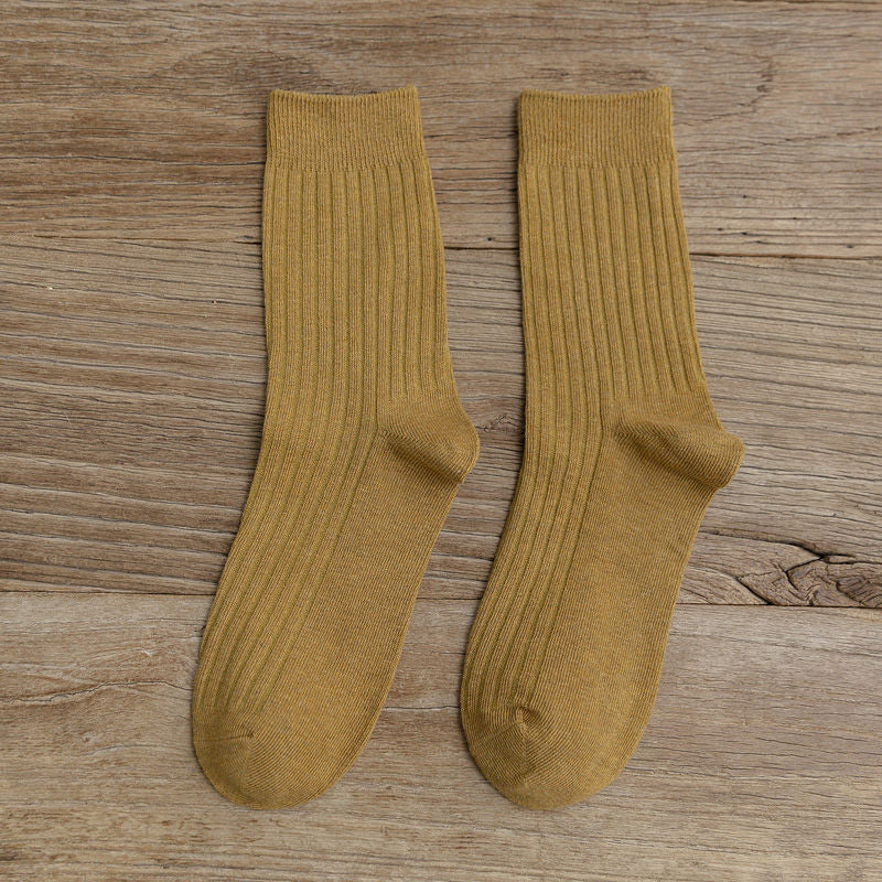 Herbst und Winter weibliche Baumwolle lange Socken