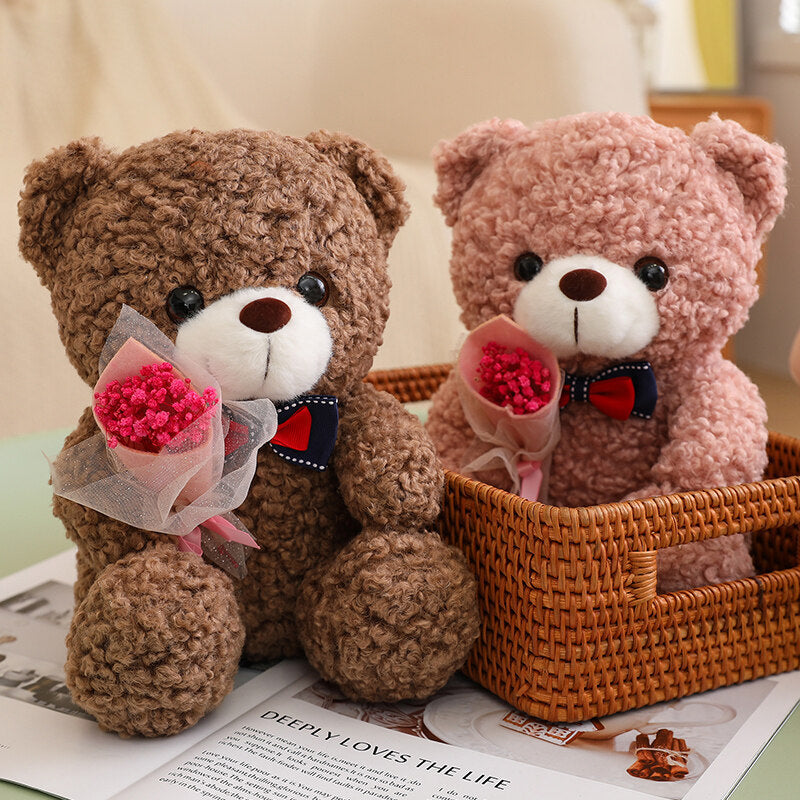 Rose Bär Puppe Mädchen Valentinstag Geschenk